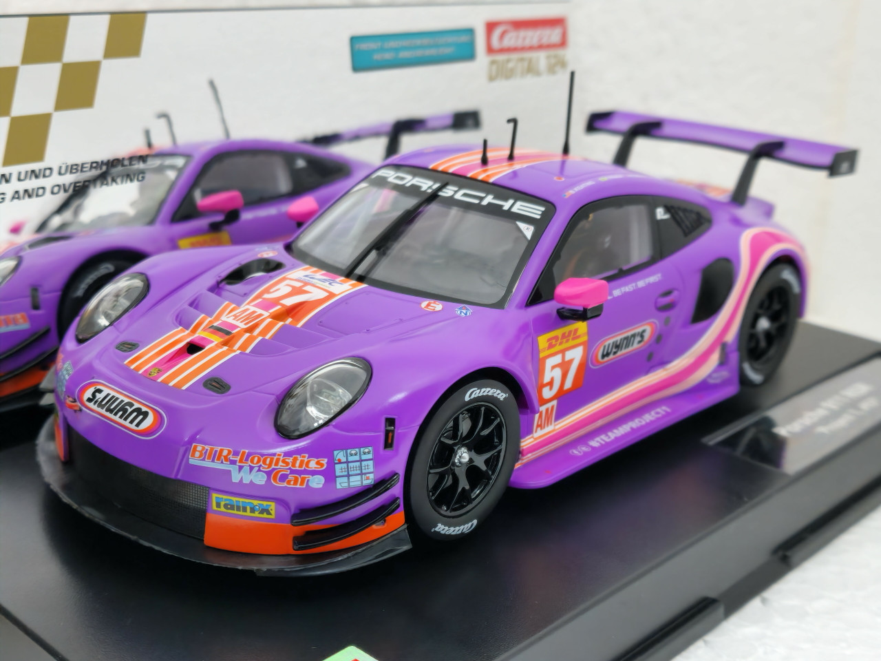 23913 Carrera Digital 124 Porsche 911 RSR Project 1, #57 1:24 Slot