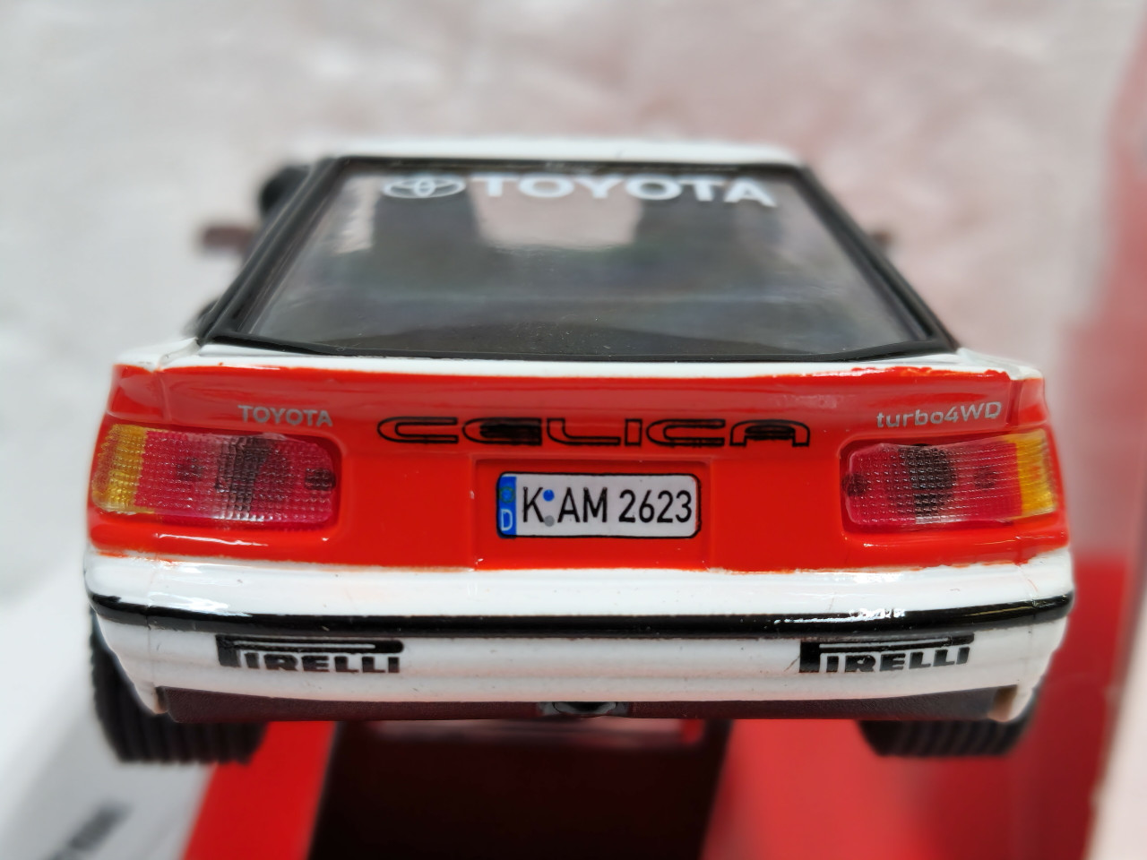 U10396X300 SCX Toyota Celica Safari, #2 with Lights 1:32 Slot Car