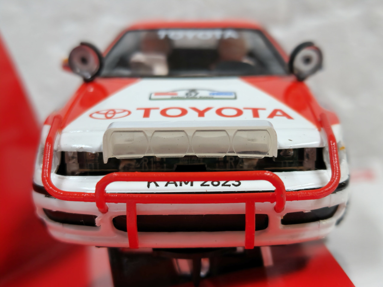 U10396X300 SCX Toyota Celica Safari, #2 with Lights 1:32 Slot Car