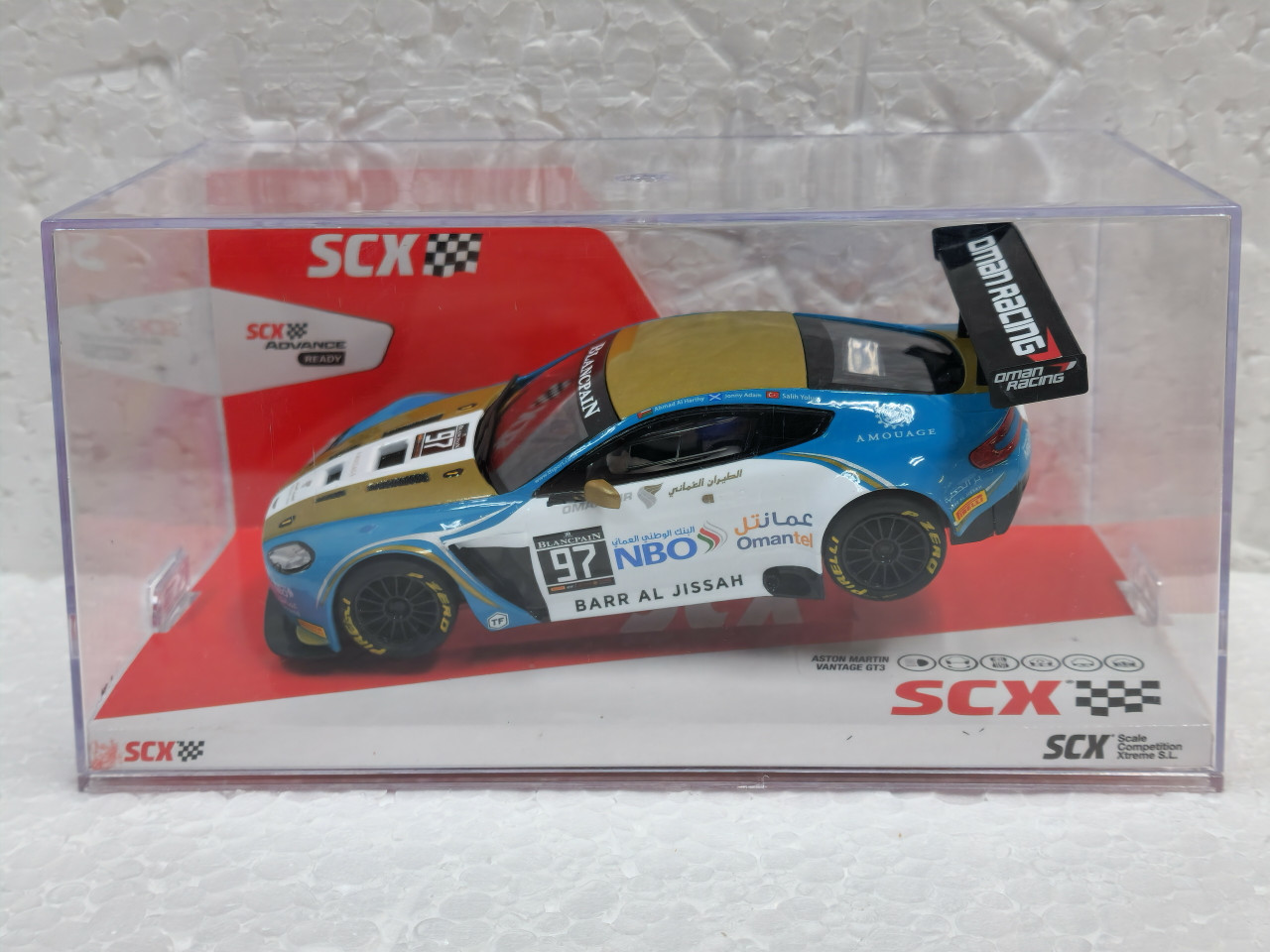 U10394X300 SCX Aston Martin Vantage GT3 NBO, #97 with Lights 1:32