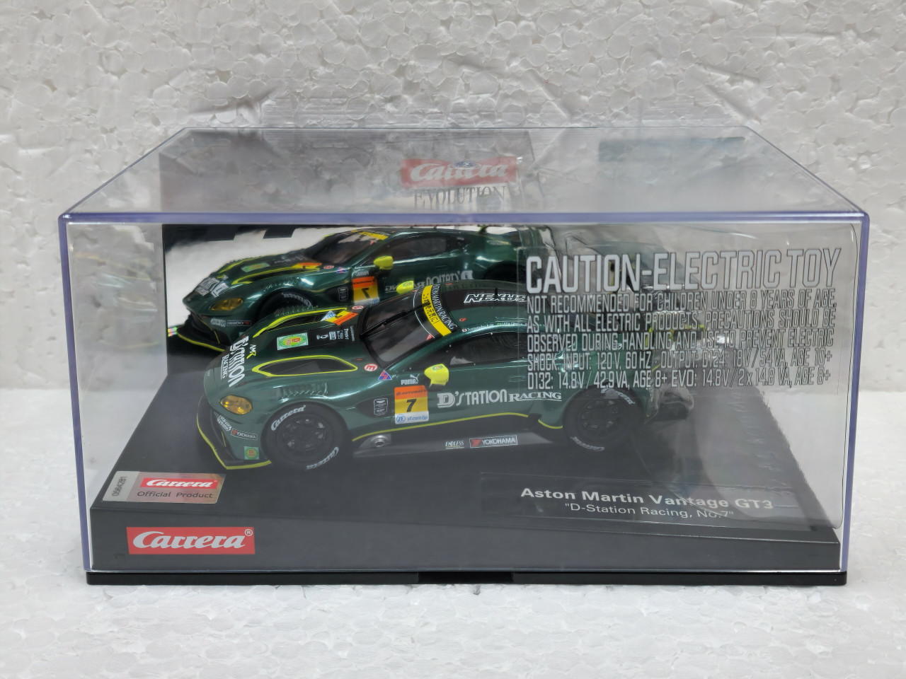 27675 Carrera Evolution Aston Martin Vantage GT3 D-Station Racing, #7 1:32  Slot Car