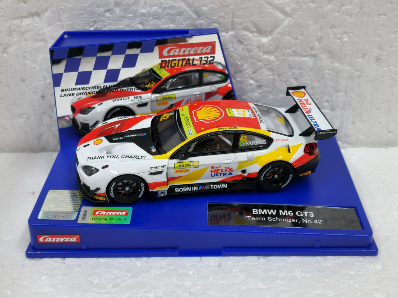 30967 Carrera Digital 132 BMW M6 GT3 Team Schnitzer, #42 1:32 Slot Car