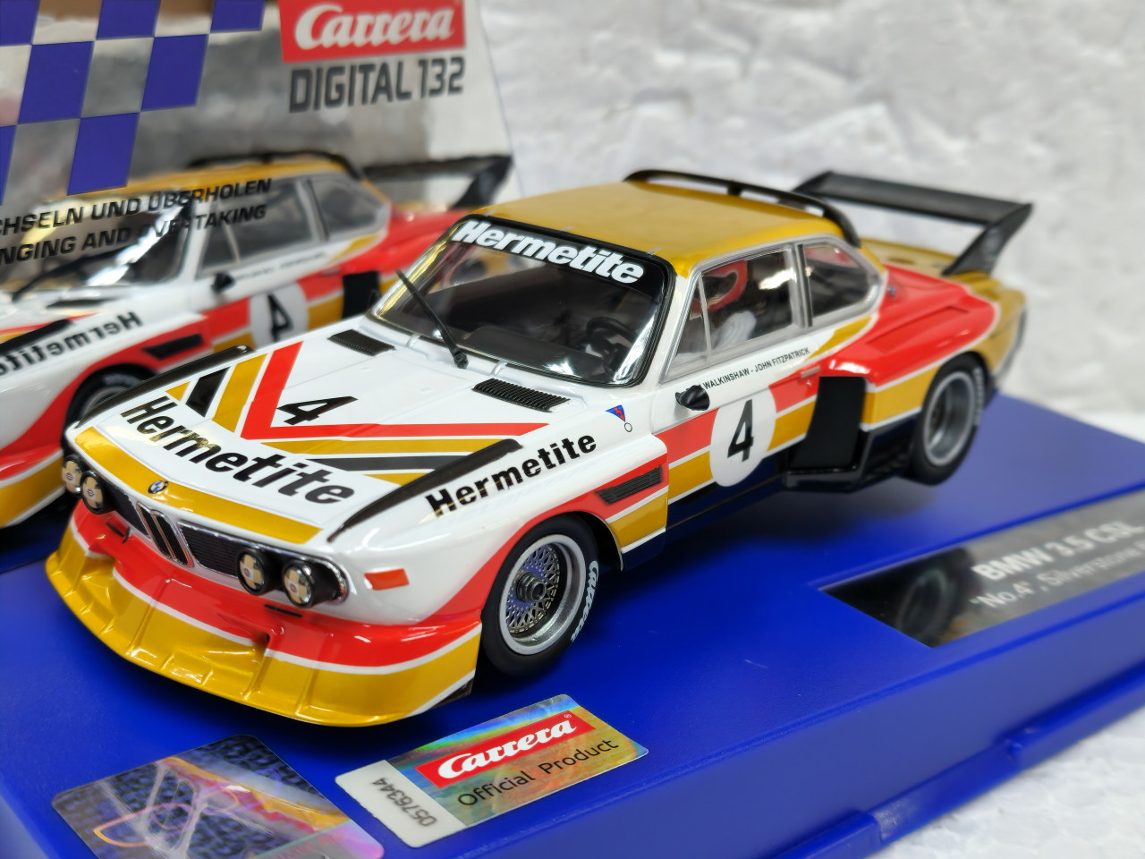 30956 Carrera Digital 132 BMW 3.5 CSL Silverstone 6h 1977, #4 1:32