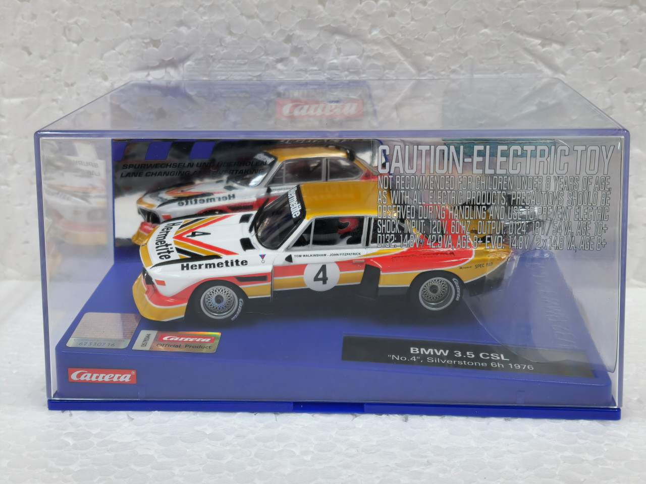 30956 Carrera Digital 132 BMW 3.5 CSL Silverstone 6h 1977, #4 1:32