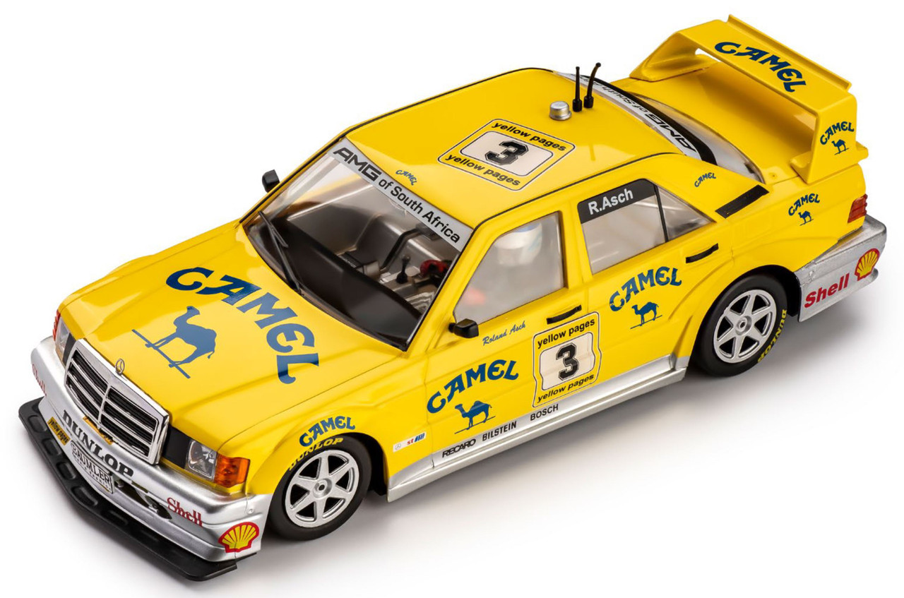 SICA44D Slot.it Mercedes 190E Camel DTM Kyalami 1991, #3 1:32 Slot