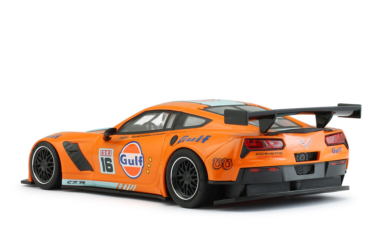 0216AW NSR Chevrolet Corvette C7.R Gulf, #16 1:32 Slot Car - Great
