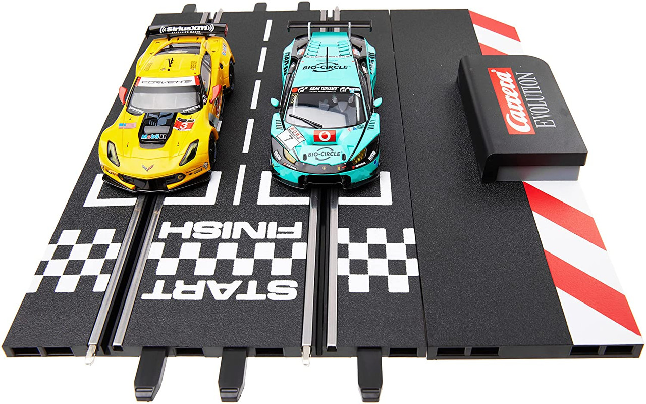 Carrera 20020574 Exclusive/Evolution Helling met scherpe bochten van 1/30° graden, 6 stuks, schaal 1:24, 37,01 x 22 x 10,39 cm
