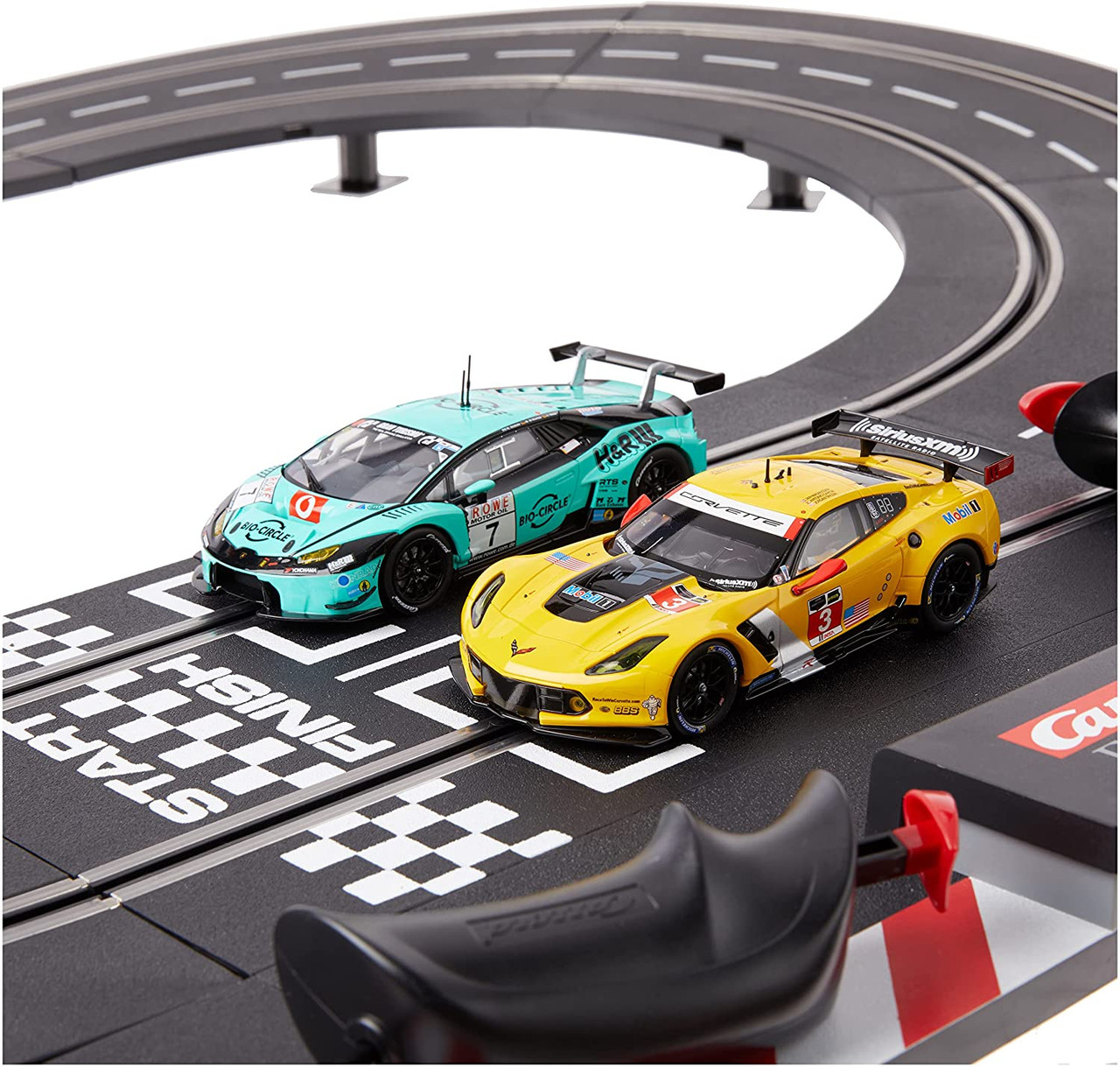 25240 Carrera Evolution Super Cars 1:32 Slot Car Set - Great