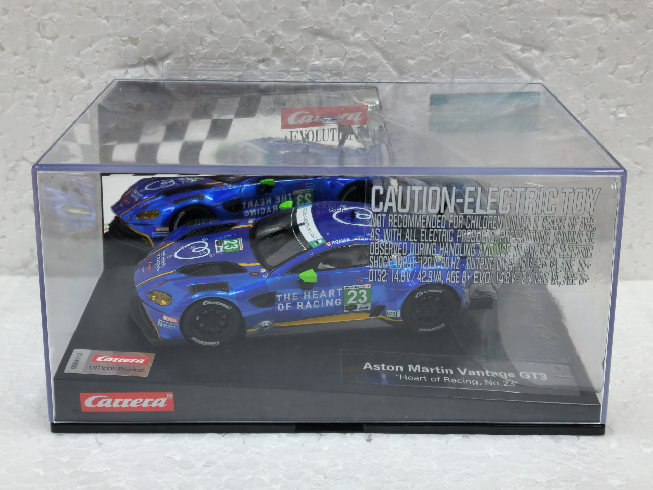 27676 Carrera Evolution Aston Martin Vantage GT3 Heart of Racing, #23 1:32  Slot Car