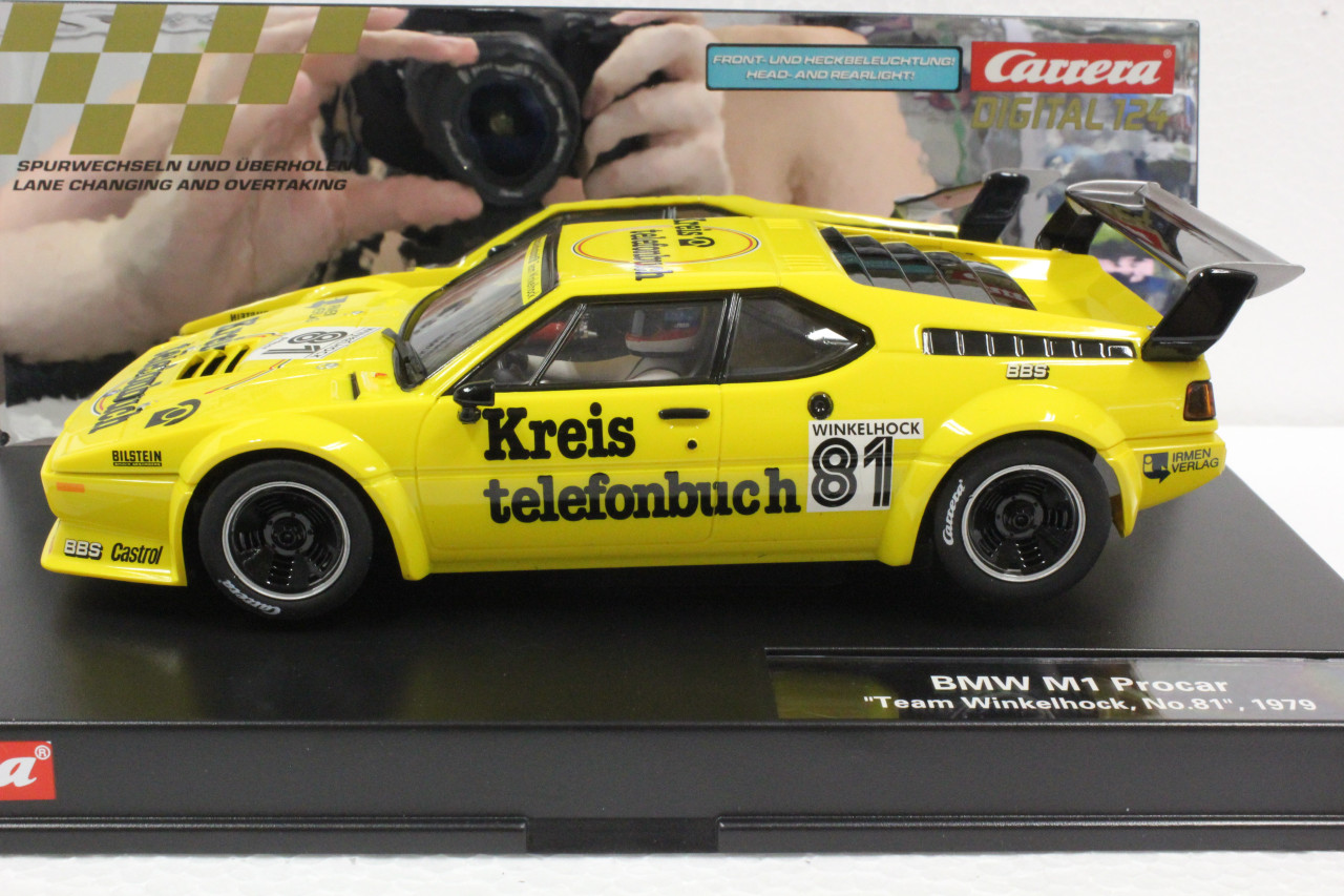 43855 Carrera BMW M1 Procar Team Winkelhock, #81 *Analog/No