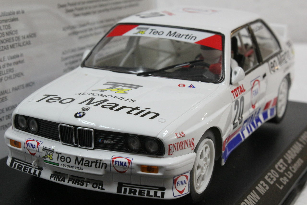 E2040 Fly BMW M3 E30 CET Jarama 1993, #20 1:32 Slot Car - Great