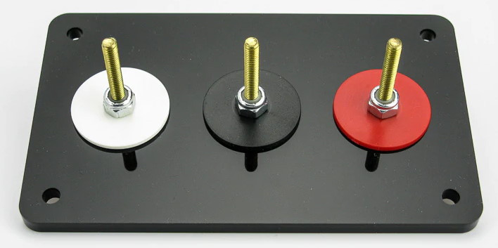 DS0100BLK Slot Car Corner 3Post Driver Station Kit (Black) 132 Slot