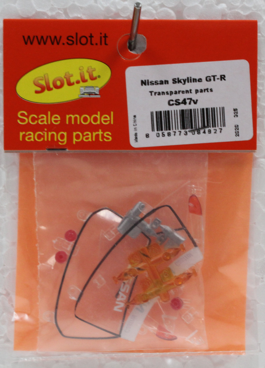 SICS47V Slot.it Nissan Skyline GTR Transparent Parts 132 Slot Car