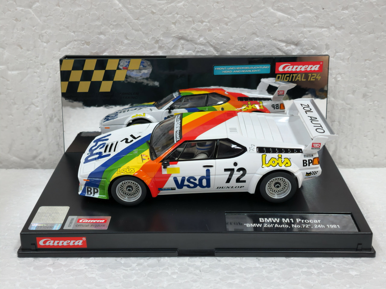 23935 Carrera Digital 124 BMW M1 BMW Zol'Auto, #72 1:24 Slot