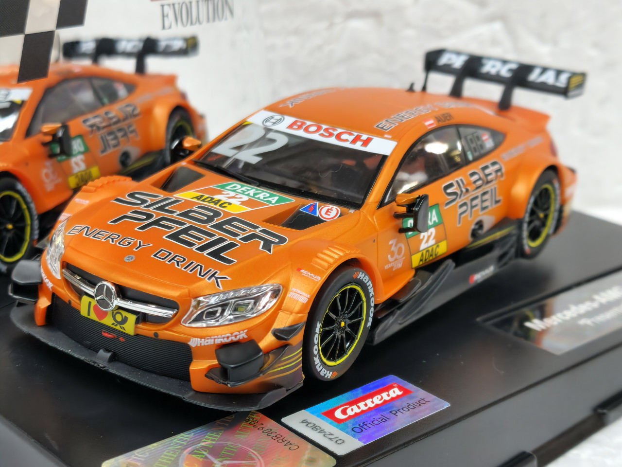 27694 Carrera Evolution Mercedes AMG C 63 DTM L. Auer, #3 1:32
