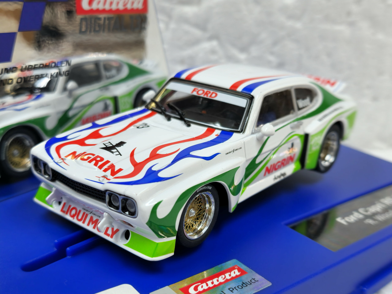 31046 Carrera Digital 132 Ford Capri RS 3100 R. Wood, #123 1:32 Slot Car