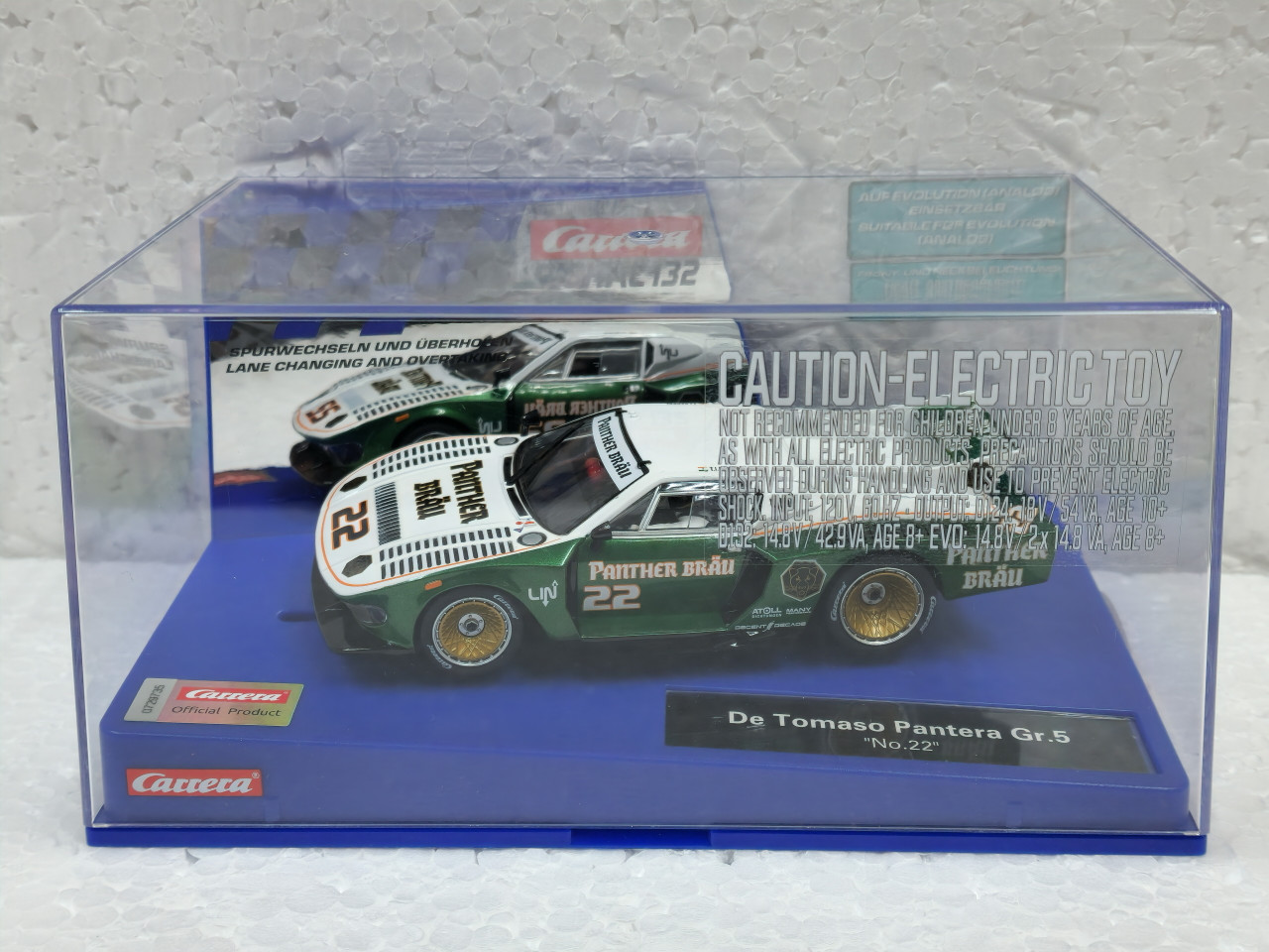 31045 Carrera Digital 132 De Tomaso Pantera, #22 1:32 Slot Car