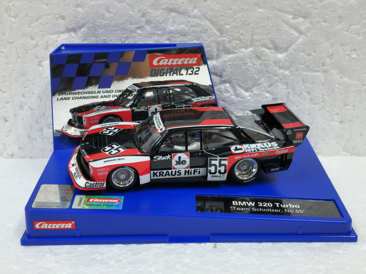 31038 Carrera Digital 132 BMW 320 Turbo Team Schnitzer, #55 1:32