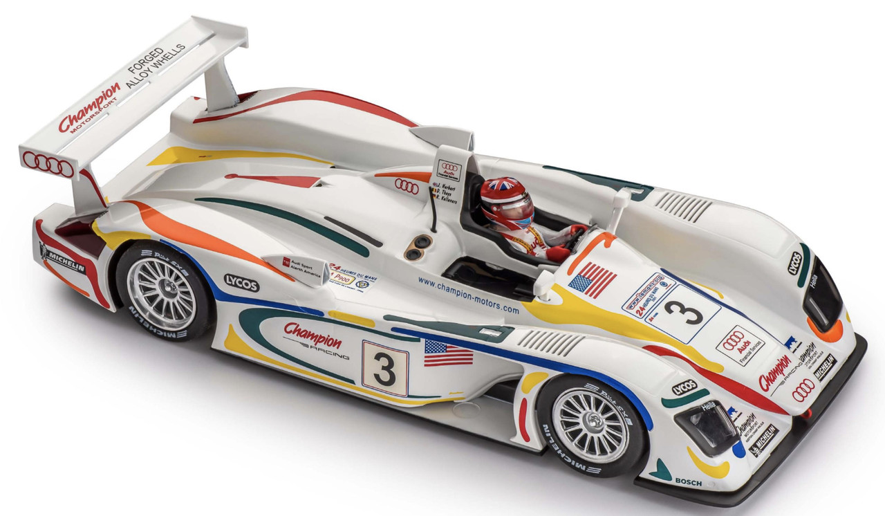 SICA33D Slot.it Audi R8 LMP 24H Le Mans 2001, #3 1:32 Slot Car