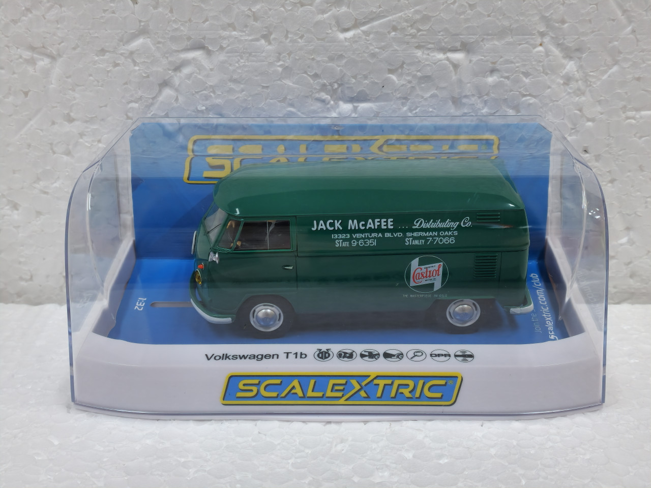 C4303 Scalextric VW Volkswagen Bus T1b Castrol 1:32 Slot Car *DPR