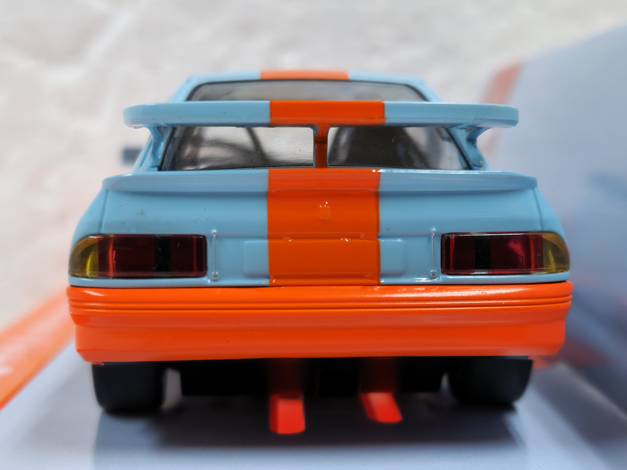 C4034 Scalextric Ford GT GTE Gulf Edition, #19 1:32 Slot Car *DPR* - Great  Traditions
