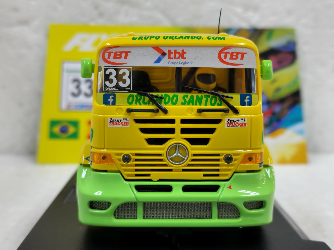 TRUCK38 Fly Mercedes Atego GP Jarama 2021, #33 1:32 Slot Car
