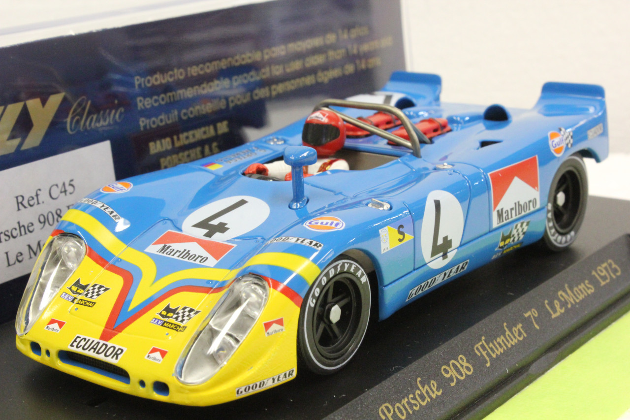 C45 Fly Porsche 908 Flunder Le Mans 1973, #4 1:32 Slot Car - Great