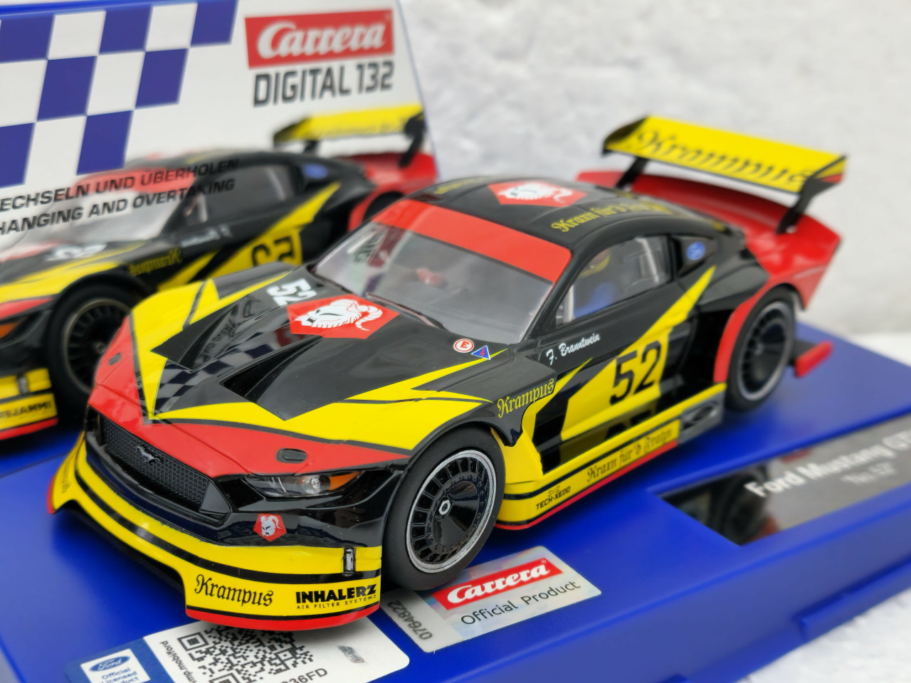 31031 Carrera Digital 132 Ford Mustang GTY, #52 1:32 Slot Car