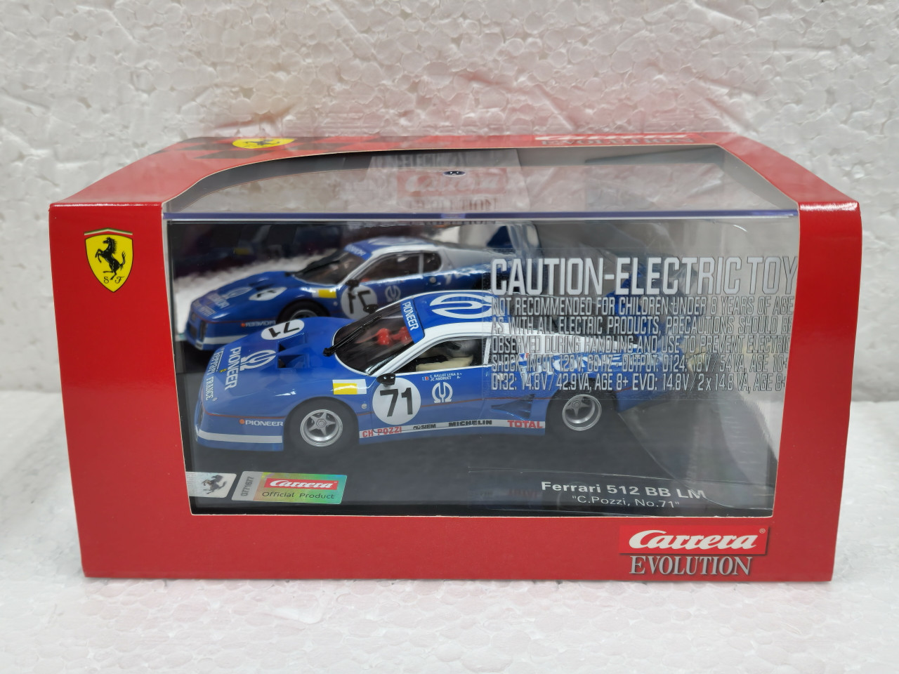 27726 Carrera Evolution Ferrari 512 BB LM, #71 1:32 Slot Car