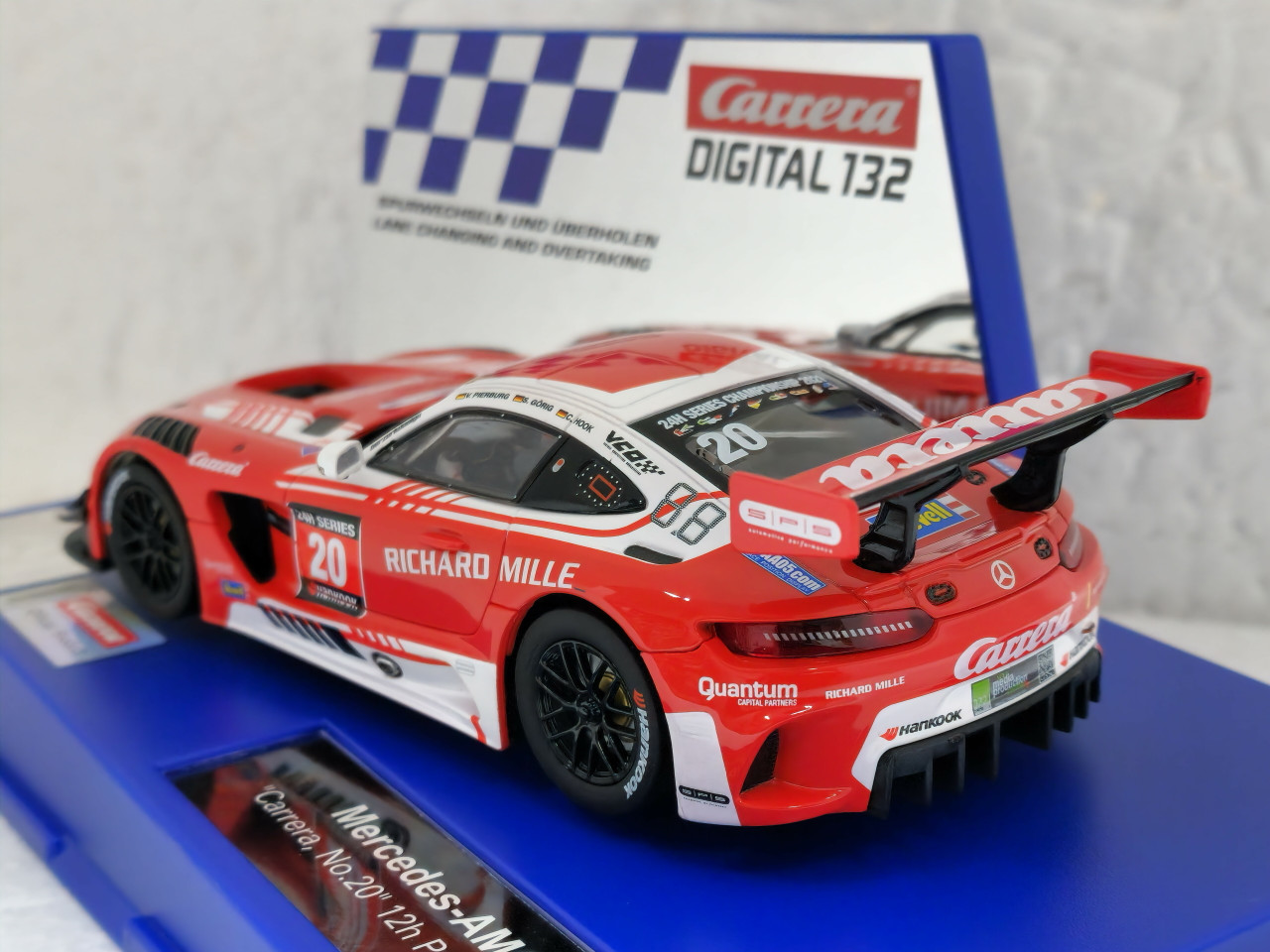 31034 Carrera Digital 132 Mercedes AMG GT3 Carrera, #20 1:32 Slot Car  w/lights