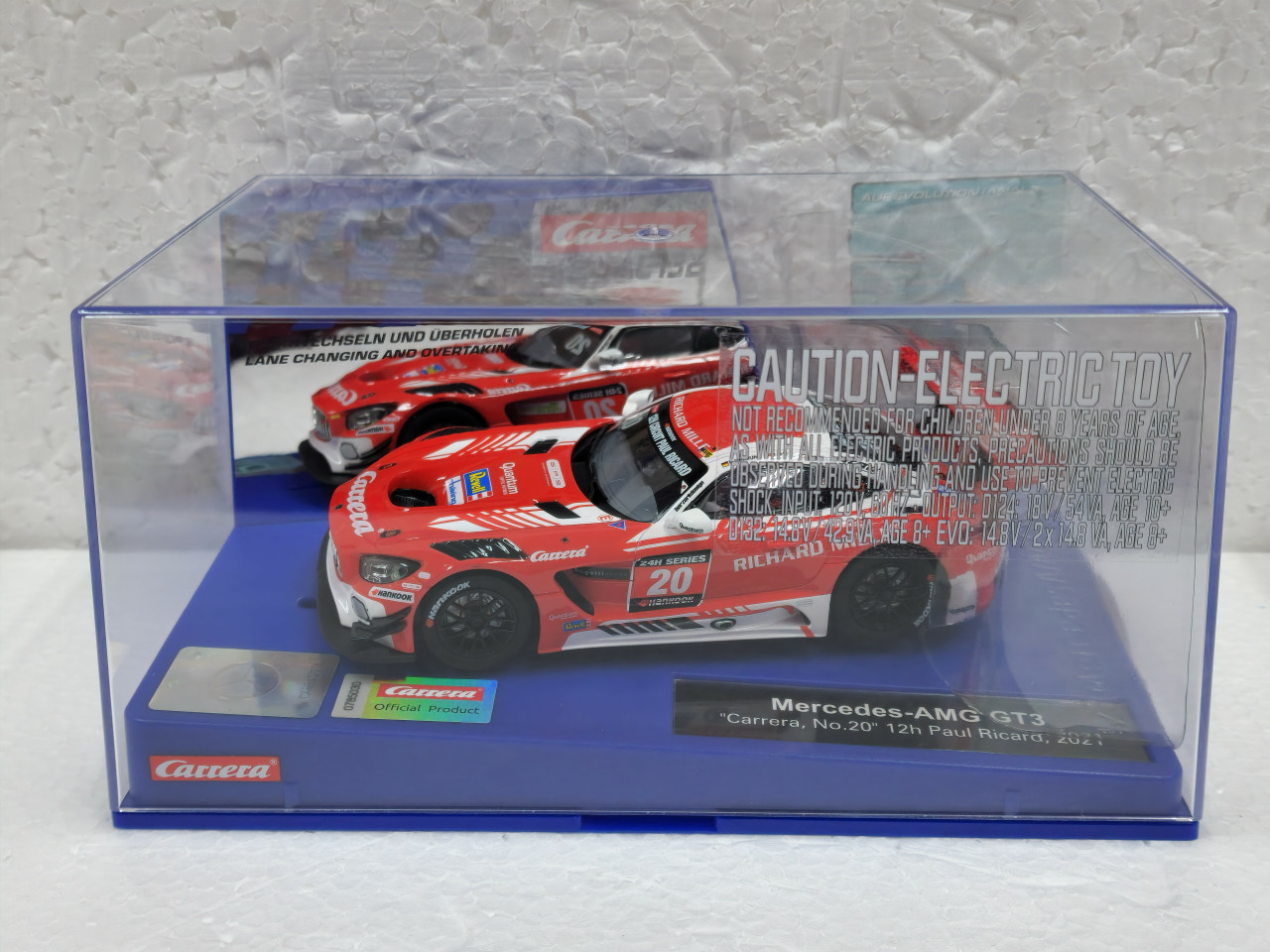 31034 Carrera Digital 132 Mercedes AMG GT3 Carrera, #20 1:32 Slot Car  w/lights