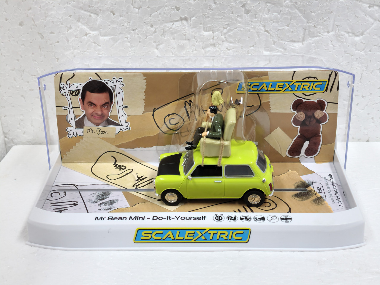 Scalextric Mr Bean Mini | Coche Slot DIY 1:32 | Colección De Cine Y TV
