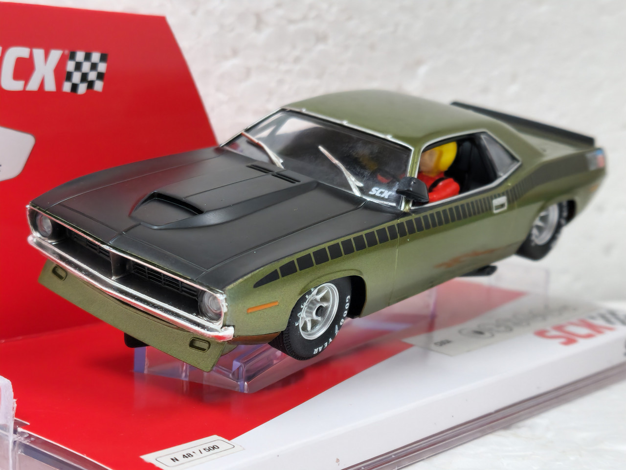 U10442X300 SCX Plymouth Trans Am AAR CUDA Ivy Green Metallic 1970 U10442X300 SCX Plymouth Trans Am AAR CUDA Ivy Green Metallic 1970