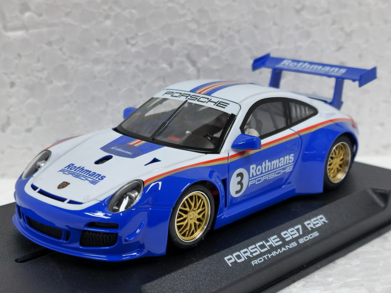0311AW NSR Porsche 997 GT3 Rothmans, #3 1:32 Slot Car - Great