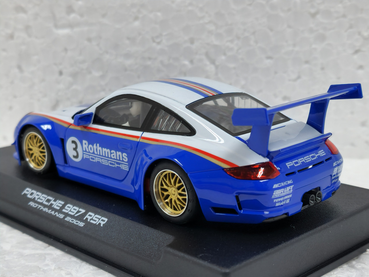 0311AW NSR Porsche 997 GT3 Rothmans, #3 1:32 Slot Car - Great