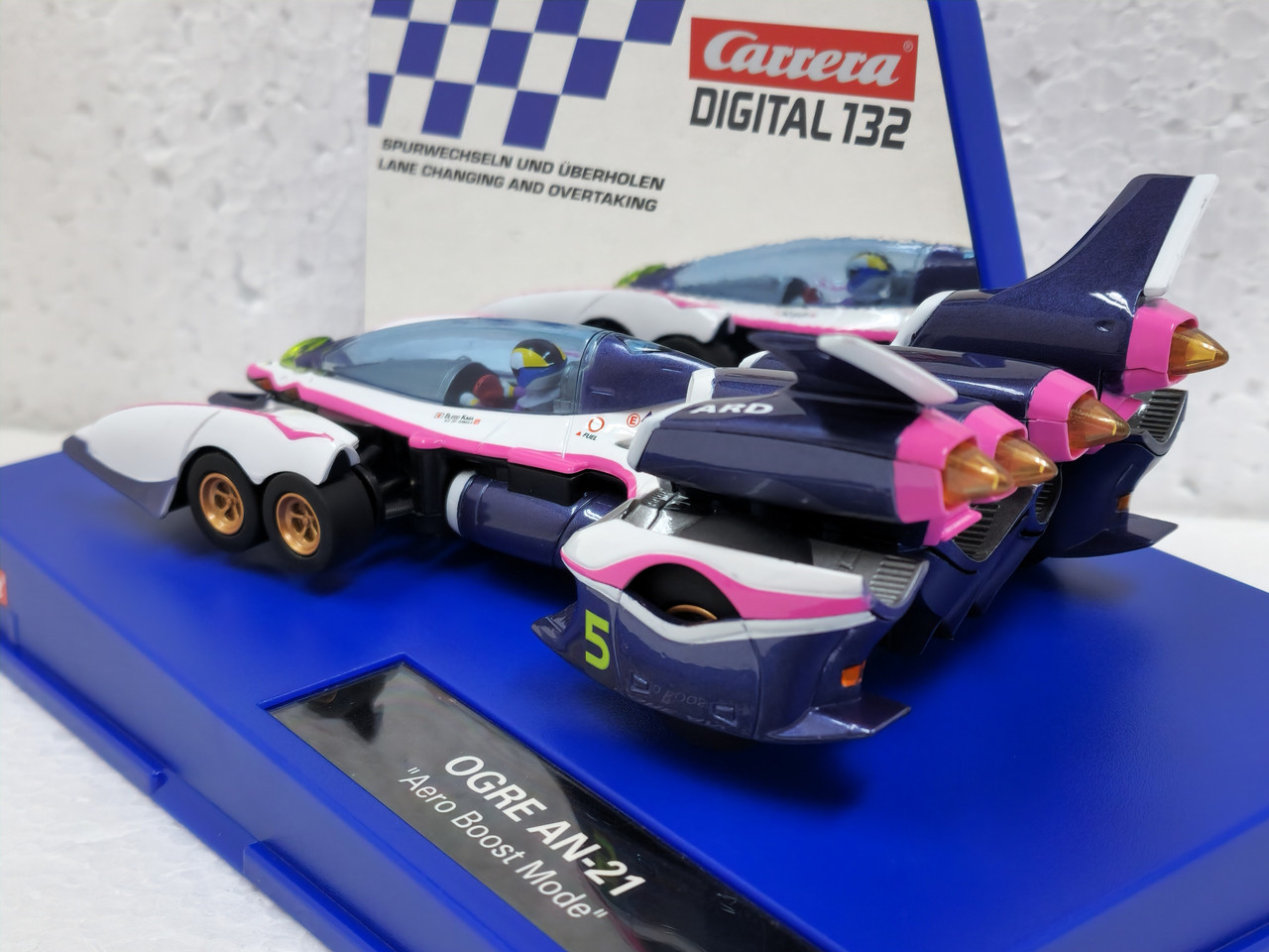 31102 Carrera Digital 132 Cyber Formula Ogre AN-21 Aero Boost Mode, #5 1:32  Slot Car