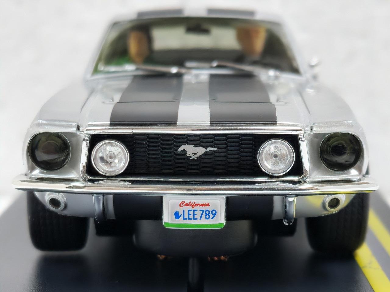 P157-DS Pioneer Street Muscle 1968 Ford Mustang GT Fastback Silver
