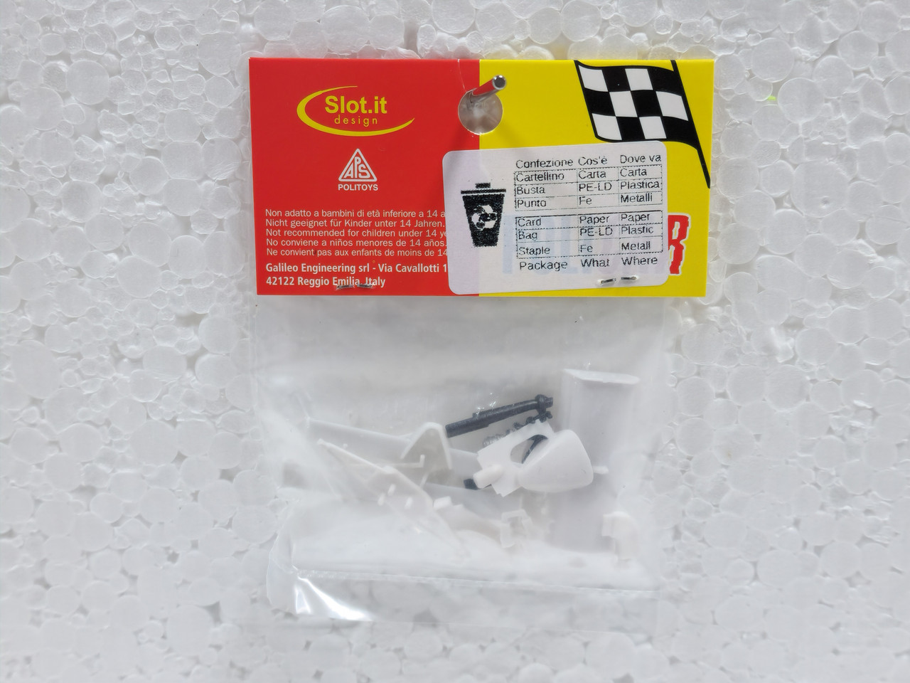 PCS09P1 Policar 126 C2 Tearproof Parts Type A 132 Slot Car Part
