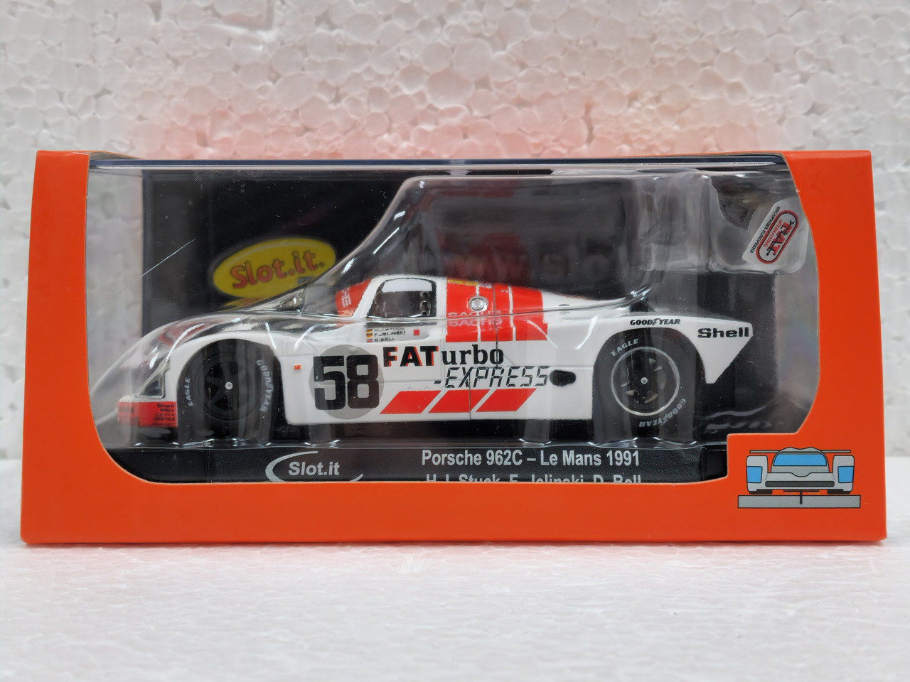 SICA52A Slot.it Porsche 962C 24h Le Mans 1991, #58 1:32 Slot Car