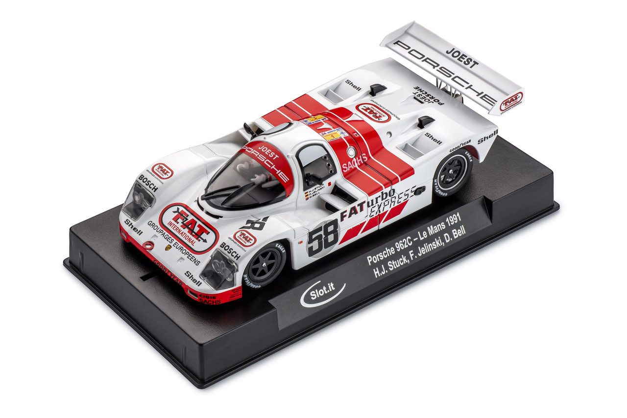 Porsche 962C スロットカーセット SICA52A Slot.it Porsche 962C 24h Le Mans 1991, #58 1:32 Slot Car