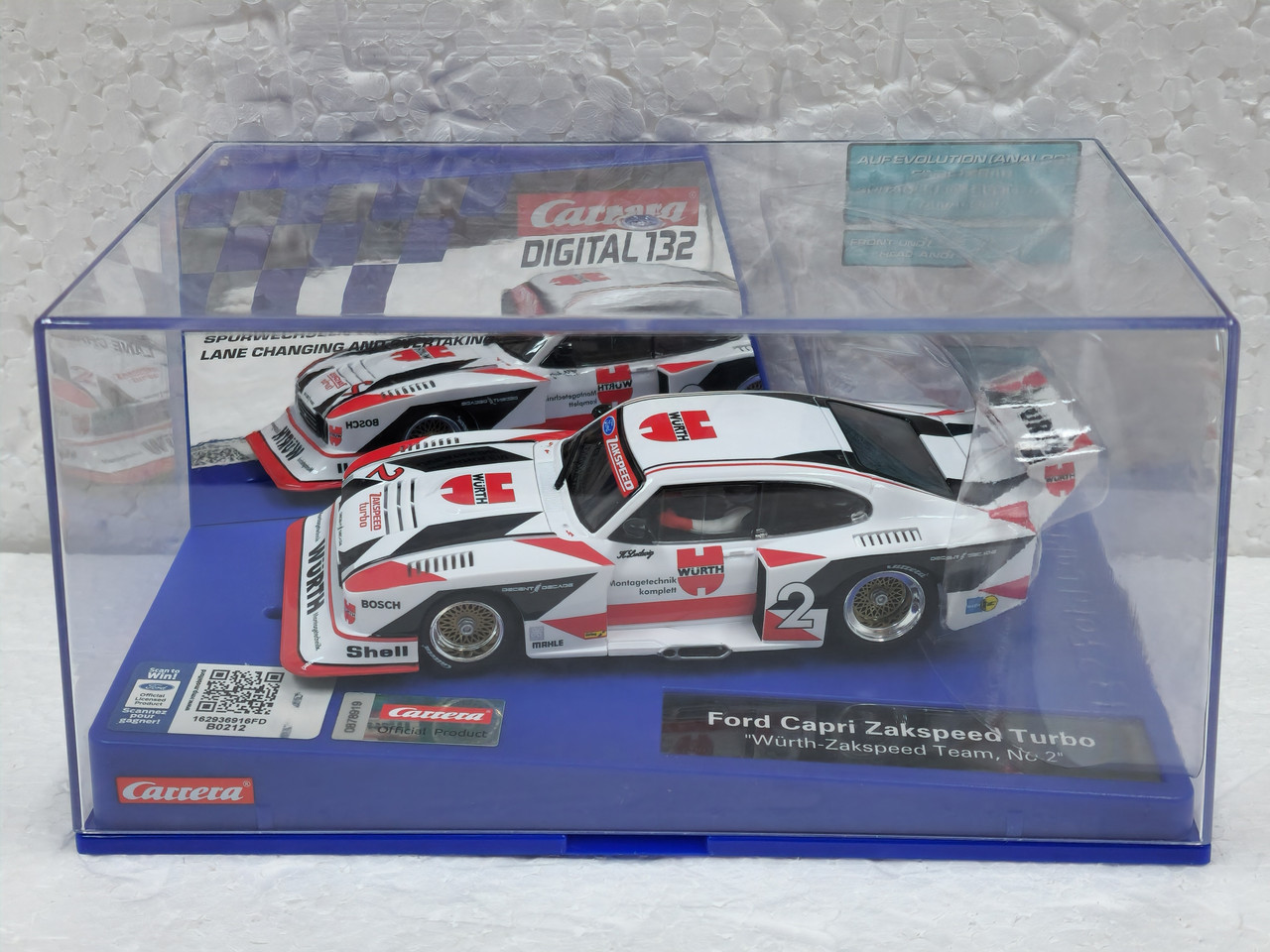 31042 Carrera Digital 132 Ford Capri Zakspeed Turbo Wurth, #2 1:32