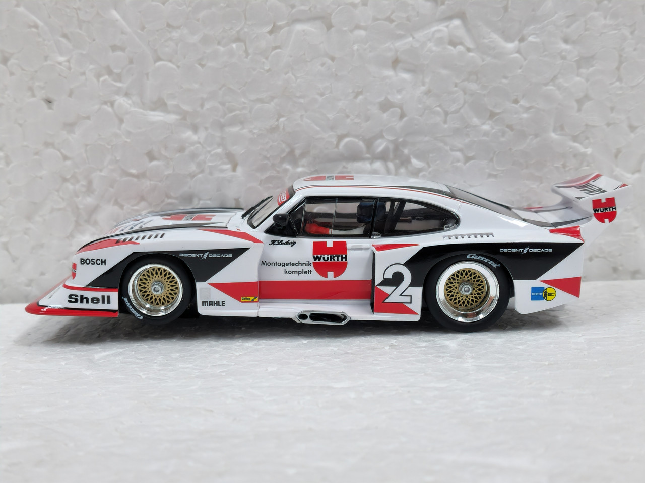 31042 Carrera Digital 132 Ford Capri Zakspeed Turbo Wurth, #2 1:32