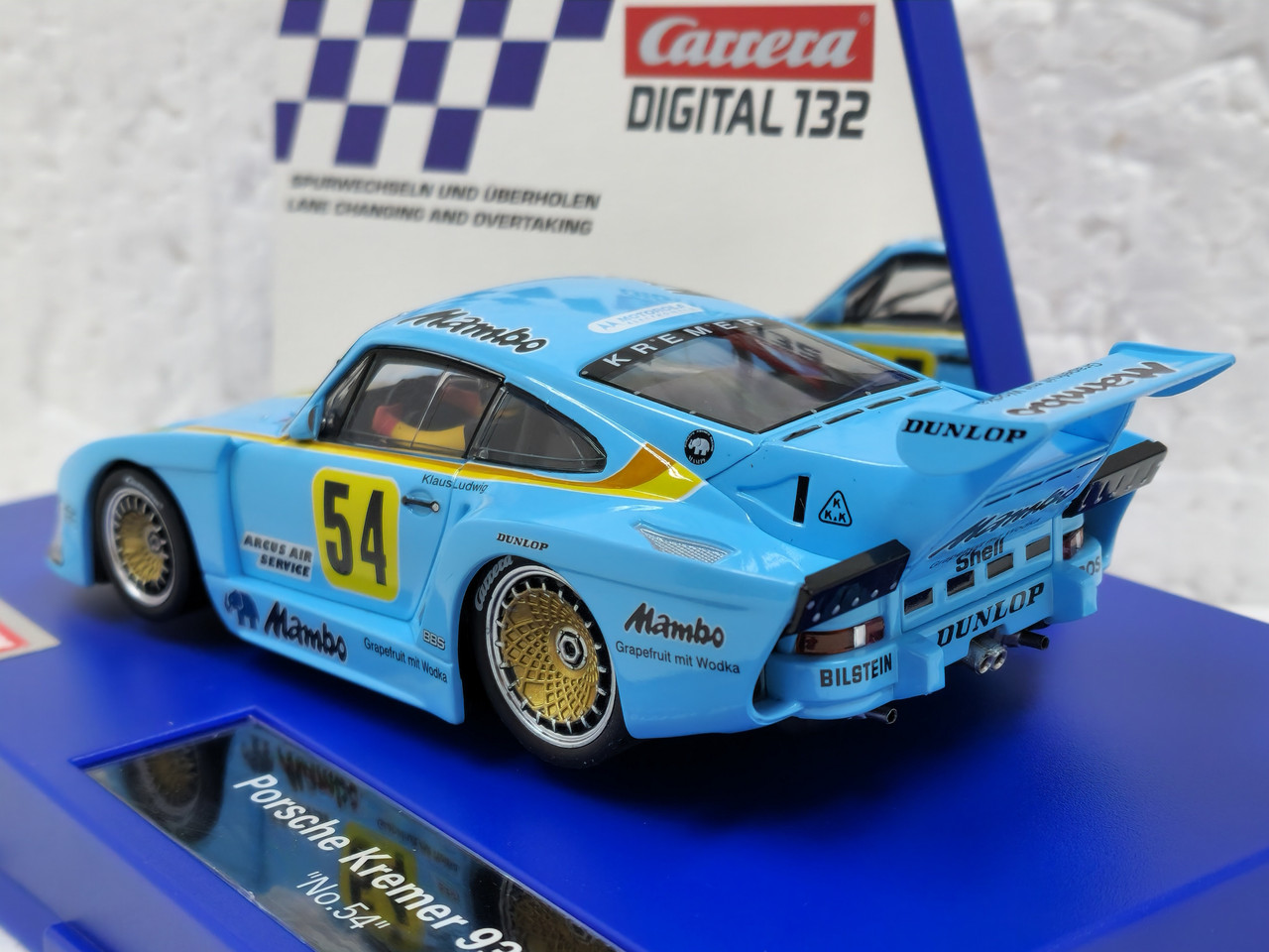 30957 Carrera Digital 132 Porsche Kremer 935 K3, #54 1:32 Slot Car