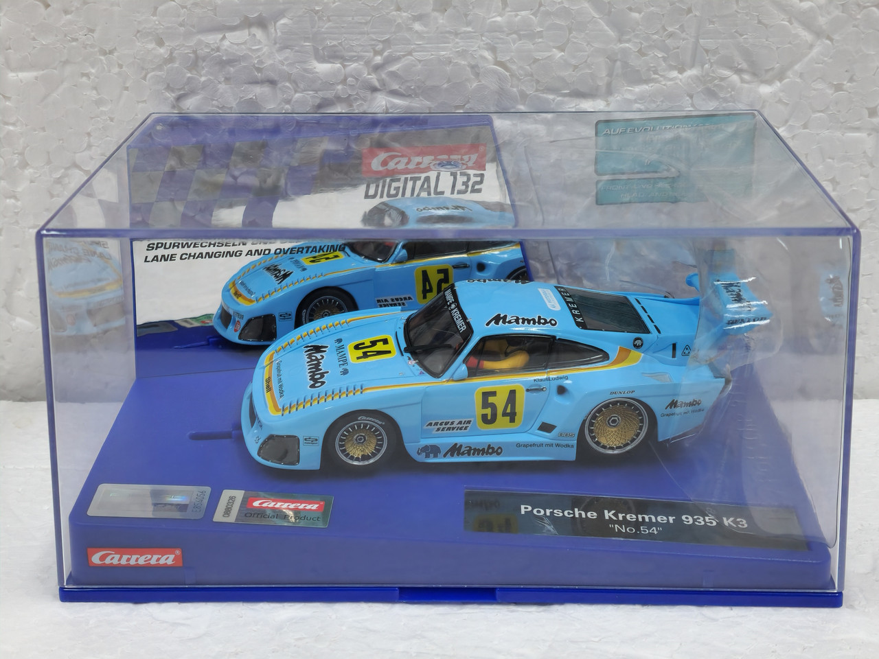 tekno kirk 935 Porsche 911s 1971年 30957 Carrera Digital 132 Porsche Kremer 935 K3, #54 1:32 Slot Car