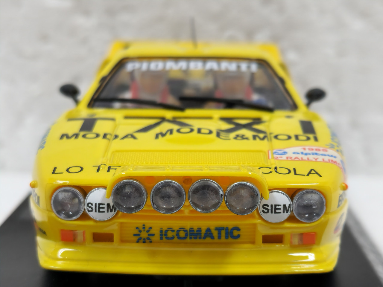 A2042 Fly Lancia 037 Rally Limone 1985, #7 1:32 Slot Car - Great