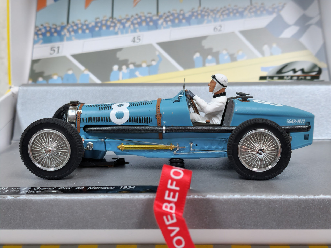 132087/8M Le Mans Miniatures Bugatti Type 59 Grand Prix de Monaco