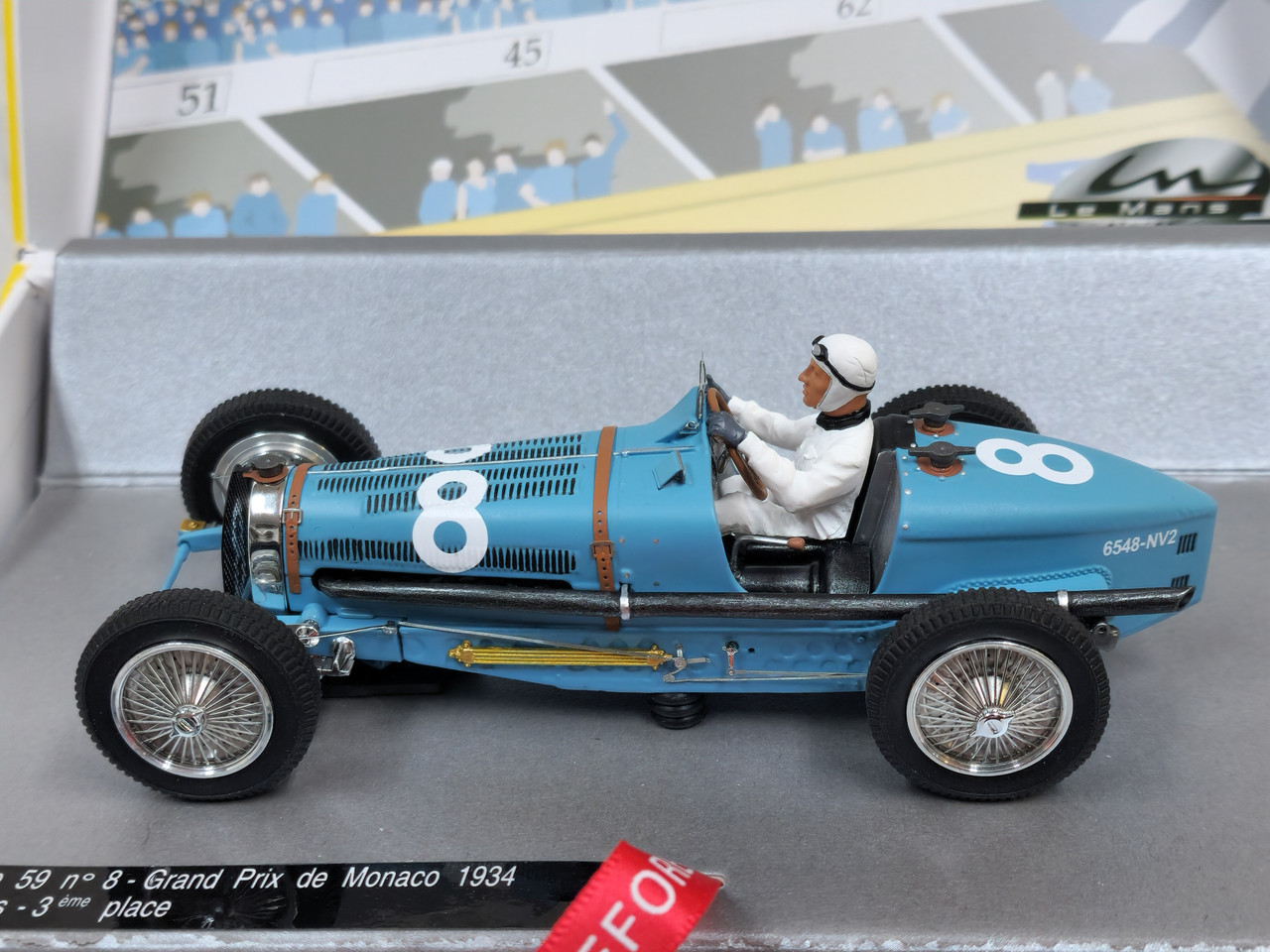 Le Mans miniatures 1/18 ブガッティ T59 Blue-