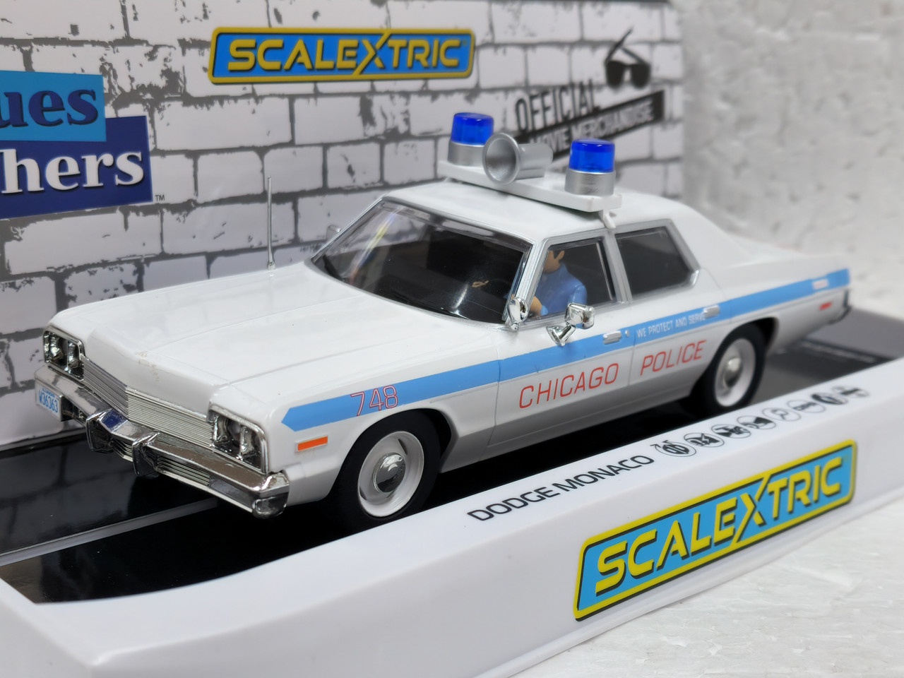 1/32 SCALEXTRIC C4407 Dodge Monaco - Blues Brothers - Chicago