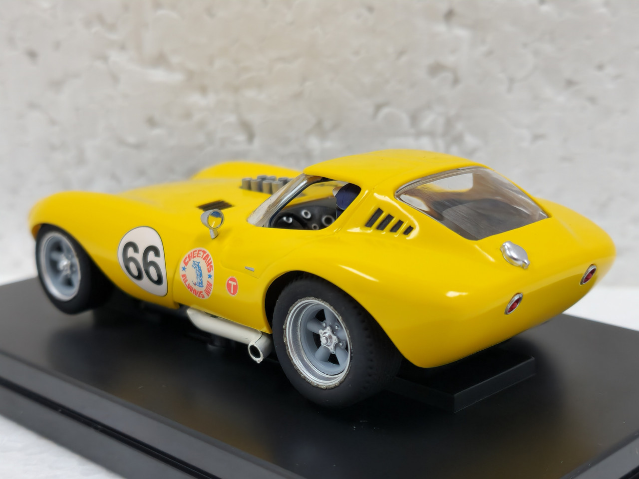 MO-45D/MC12010 MRRC Cheetah GT Coupe Yellow, #66 1:32 Slot Car