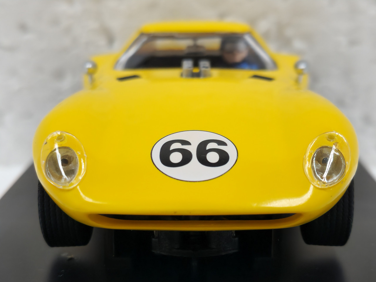 MO-45D/MC12010 MRRC Cheetah GT Coupe Yellow, #66 1:32 Slot Car